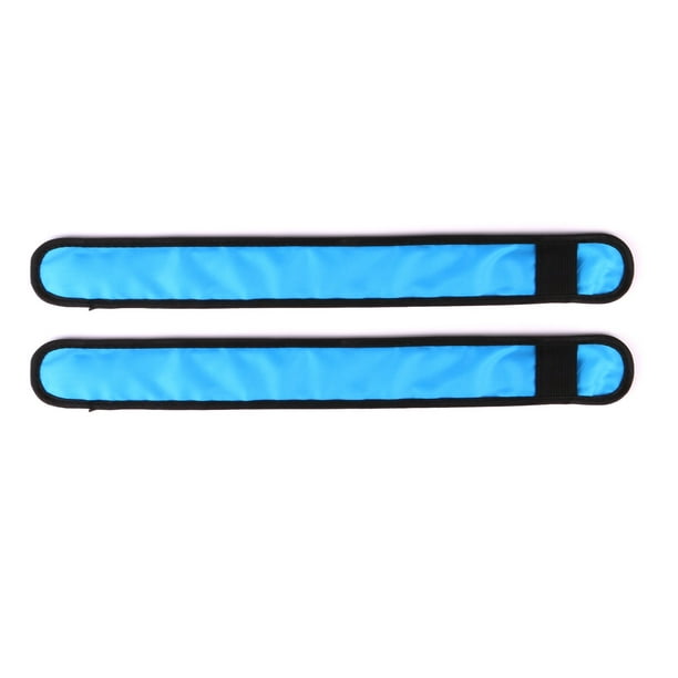 2 Pack Running Light Sports LED Wristbands Adjustable Glowing Bracelets for Runn